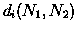 $d_i(N_1,N_2)$