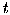 $t$