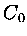 $\displaystyle C_0$